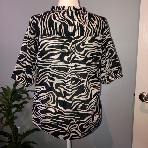 Michael Kors zebra print cotton shirt - Picture 2 of 6